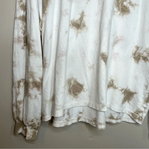 C&C California Green/White Tie Dye Light Weight Long Sleeve Sweater Size Medium - Picture 8 of 10